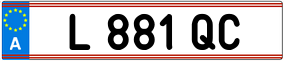 Truck License Plate